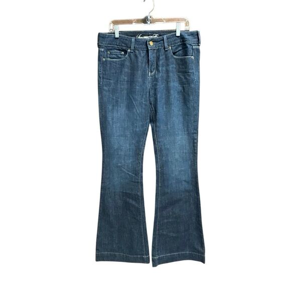 American Eagle Womens Low Rise Flare Live Your Life Trouser Jean Size 12L - Picture 1 of 6